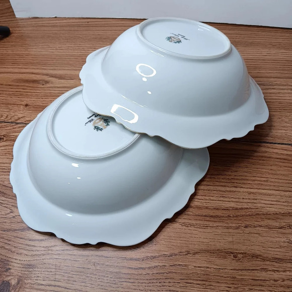 2 Mitterteich Bavaria deep plates, made in Germany. - Picture 5 of 9